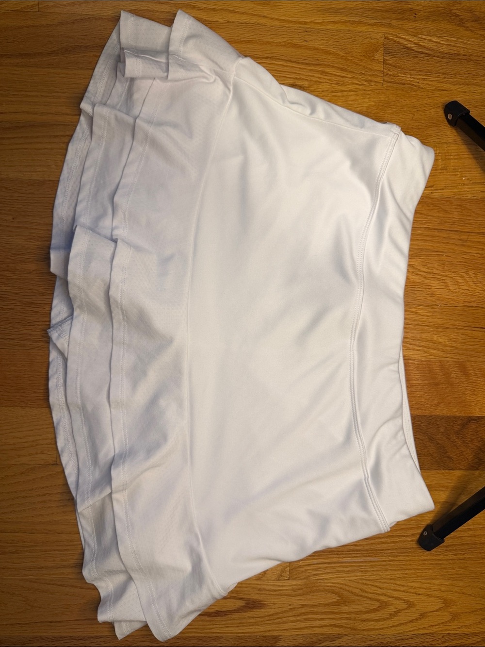 Grand Slam White Athletic Skort with Ruffled Hem